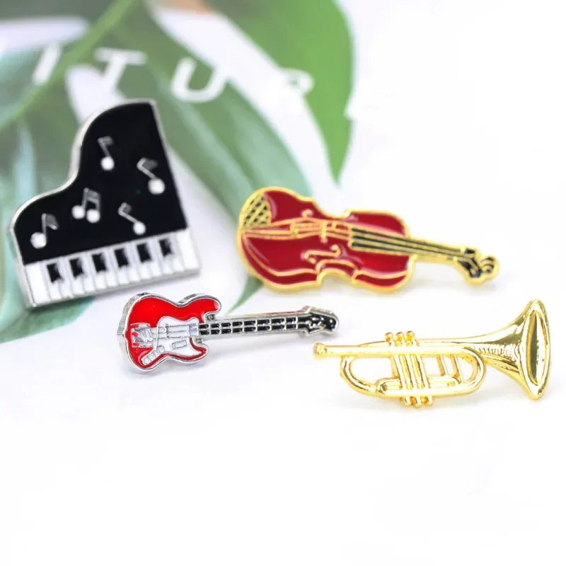 Musical Instrument Symbols - Épingles en émail de piano JEViolin