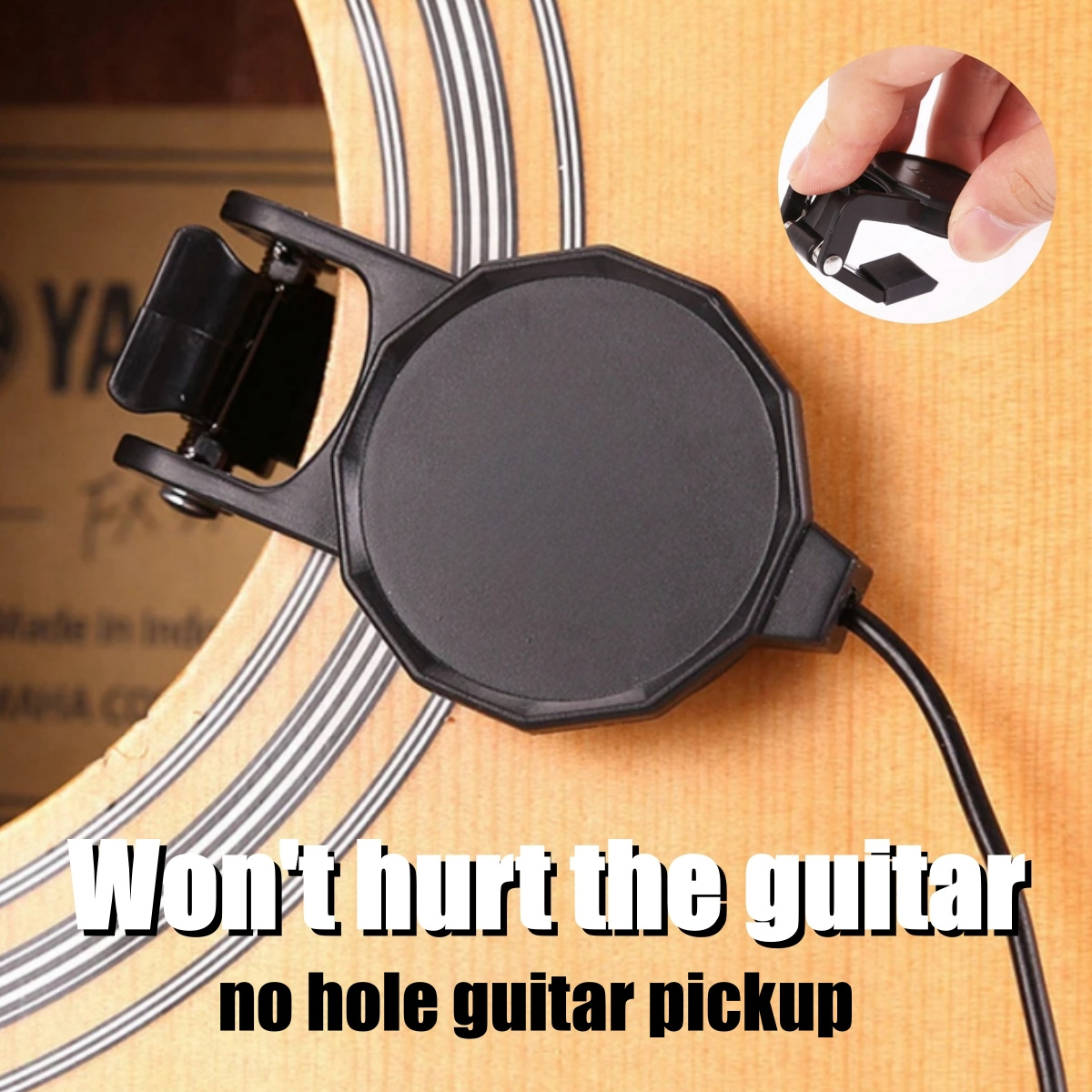 Musical Instruments Easy - Prise Audio à clipser pour guitare