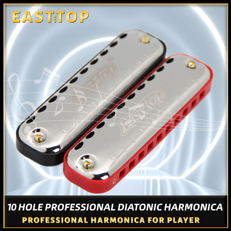 Musical Instrument Reed - EASTTOP-Harpe de blues, Peigne Diatonique en