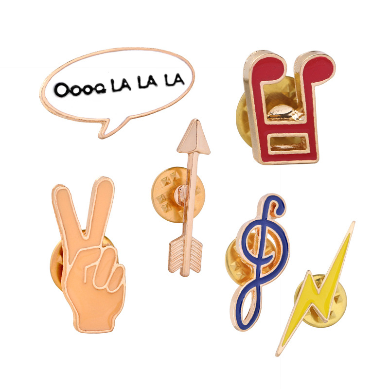 Musical Instrument Symbols - Symboles de musique Vintage, Badges en