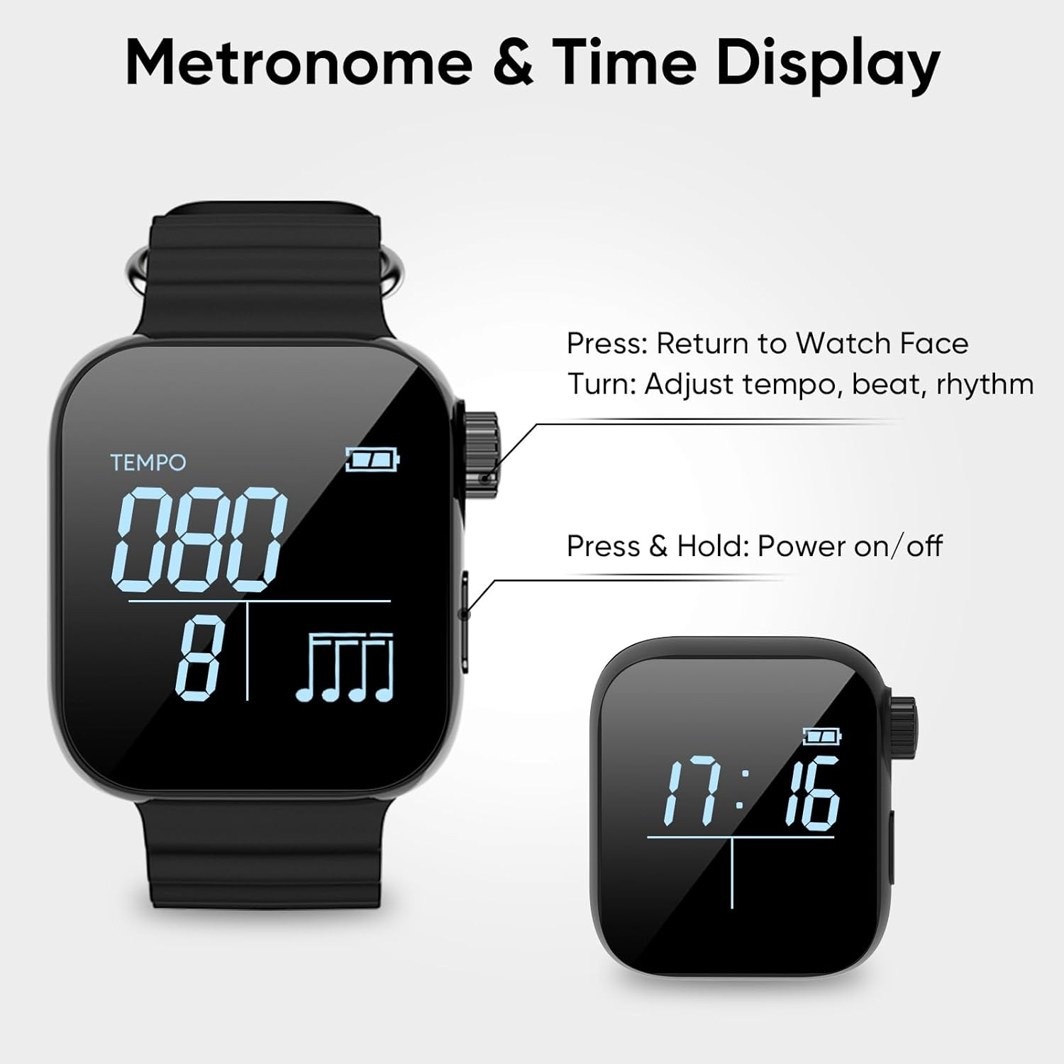 Musical Instrument Drum - Métronome vibrant portable 40-240 Bpm, Instruments