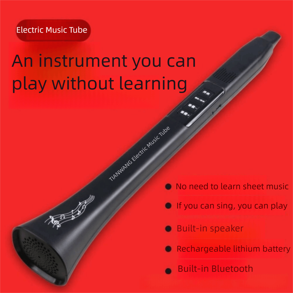 Musical Instrument Tuba - Tube musical électrique portable, plusieurs tons,