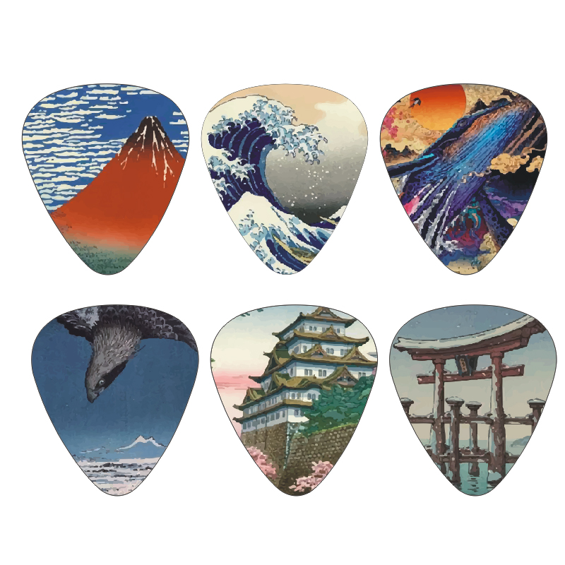 Musical Instrument Japanese - Nouveau 12 pièces/ensemble plectres de guitare-Shrapnel
