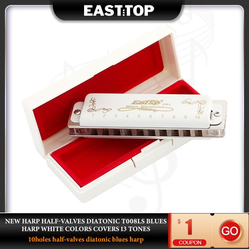 Musical Instrument Reed - EASTTOP – Harmonica diatonique T008LS, 10