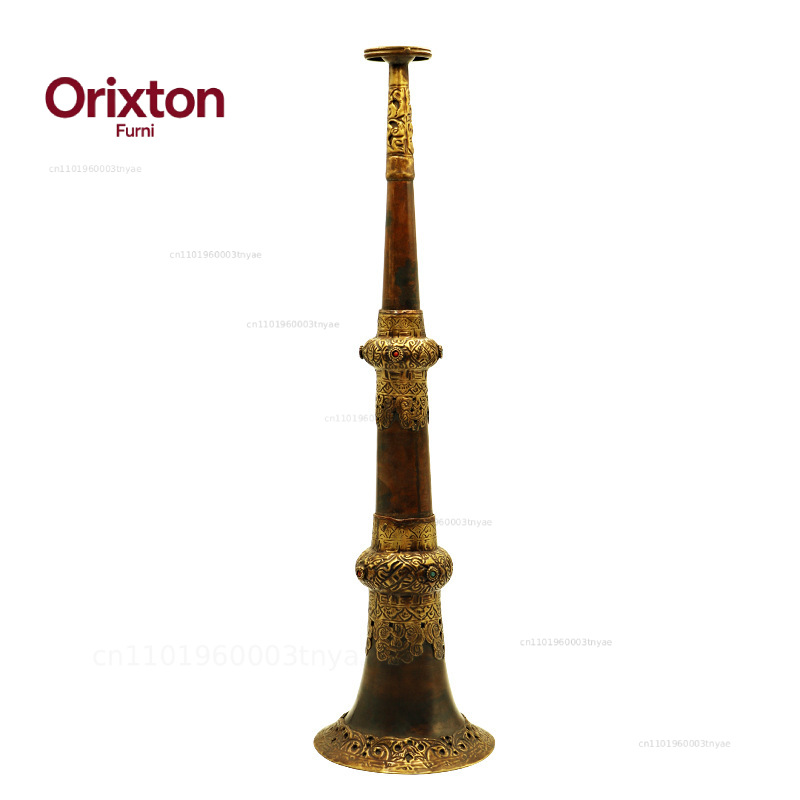 Musical Instrument Old - Trompette artisanale Xizang, outil magique Tongqin,