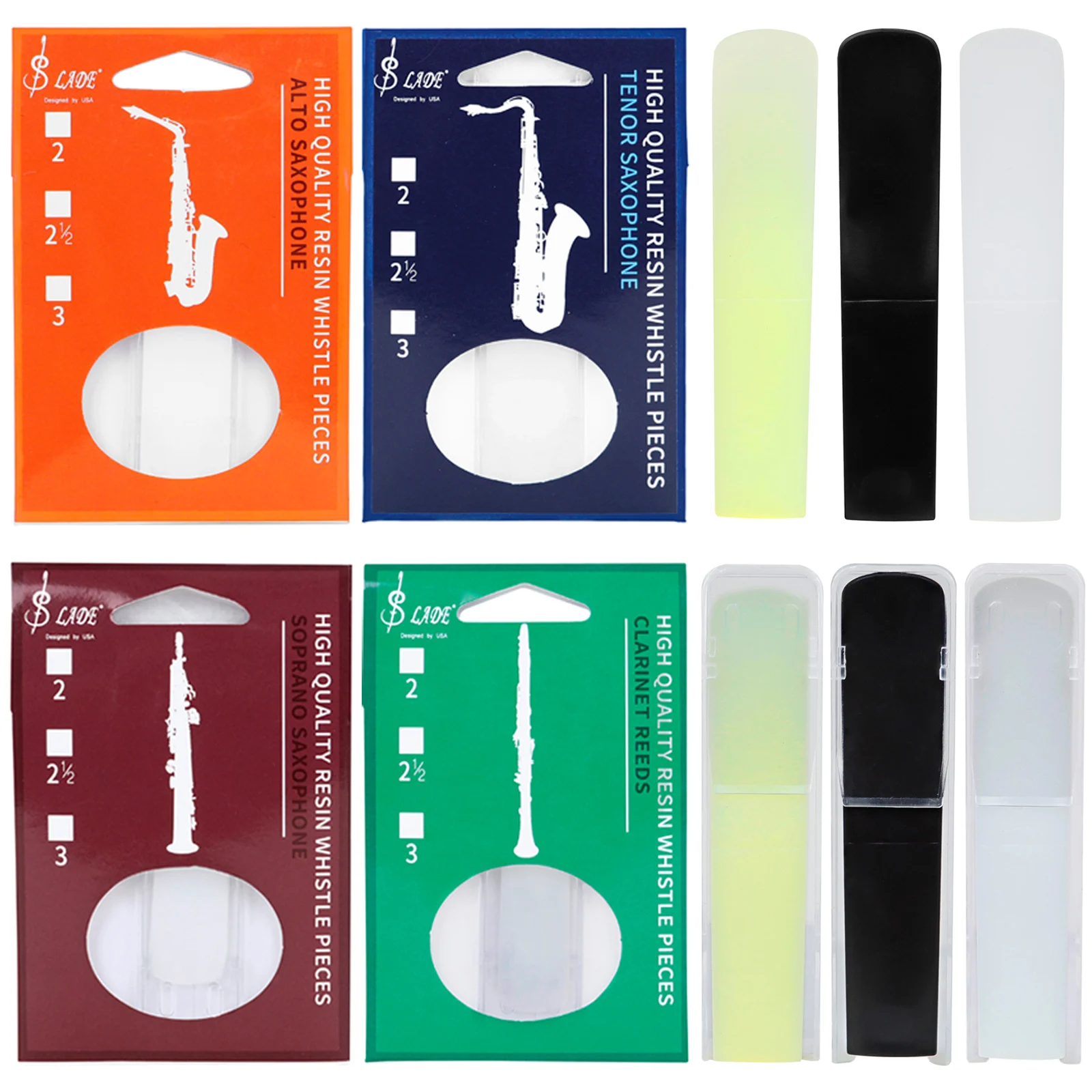 Musical Instrument Reed - SLADE 2.5 anches en résine pour