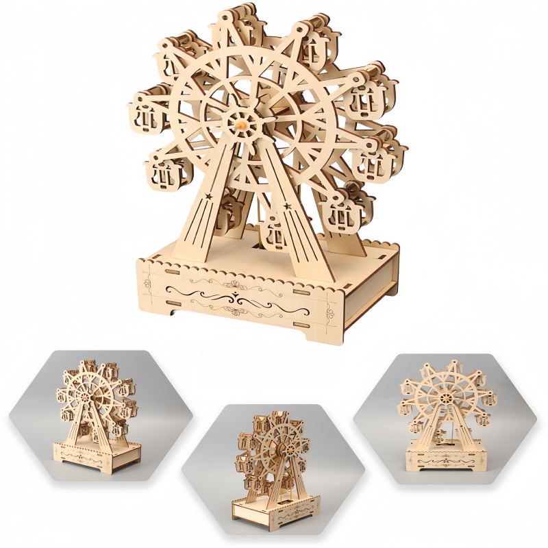 Puzzles 3D en bois, Grande Rou - Musical Instrument Park avis et prix