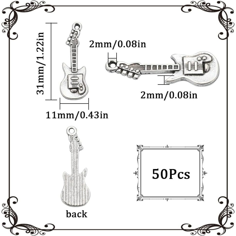 Breloques Vintage en Argent po - Musical Instrument Box avis et prix