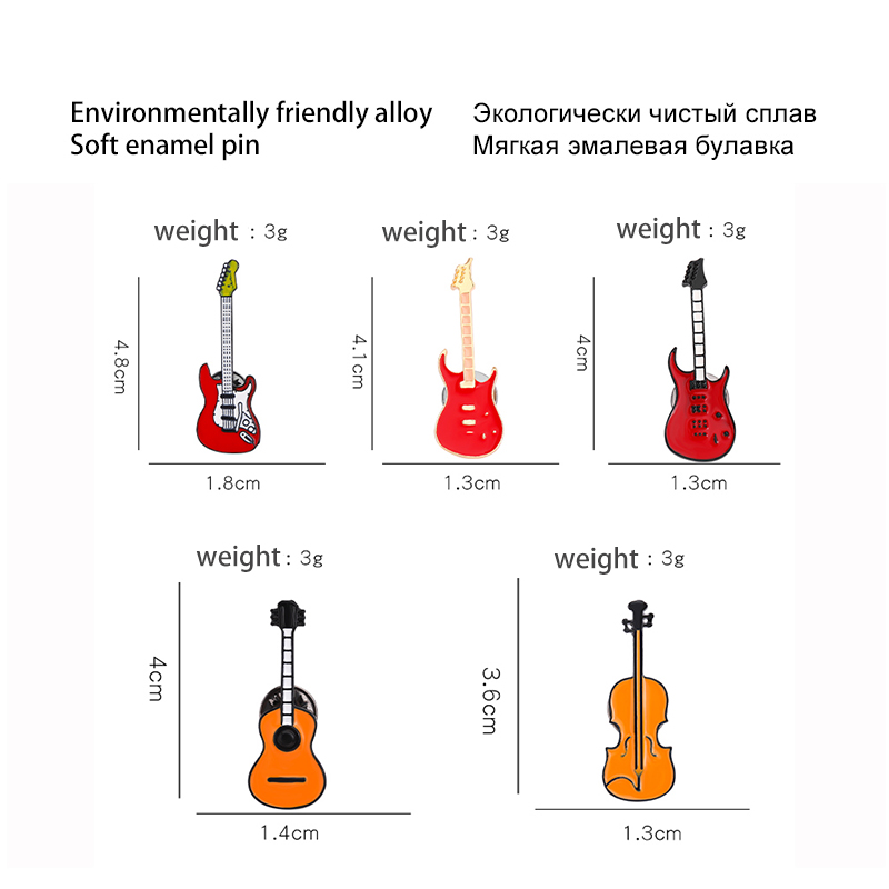 Broches personnalisées pour gu - Musical Instrument Symbols avis et prix