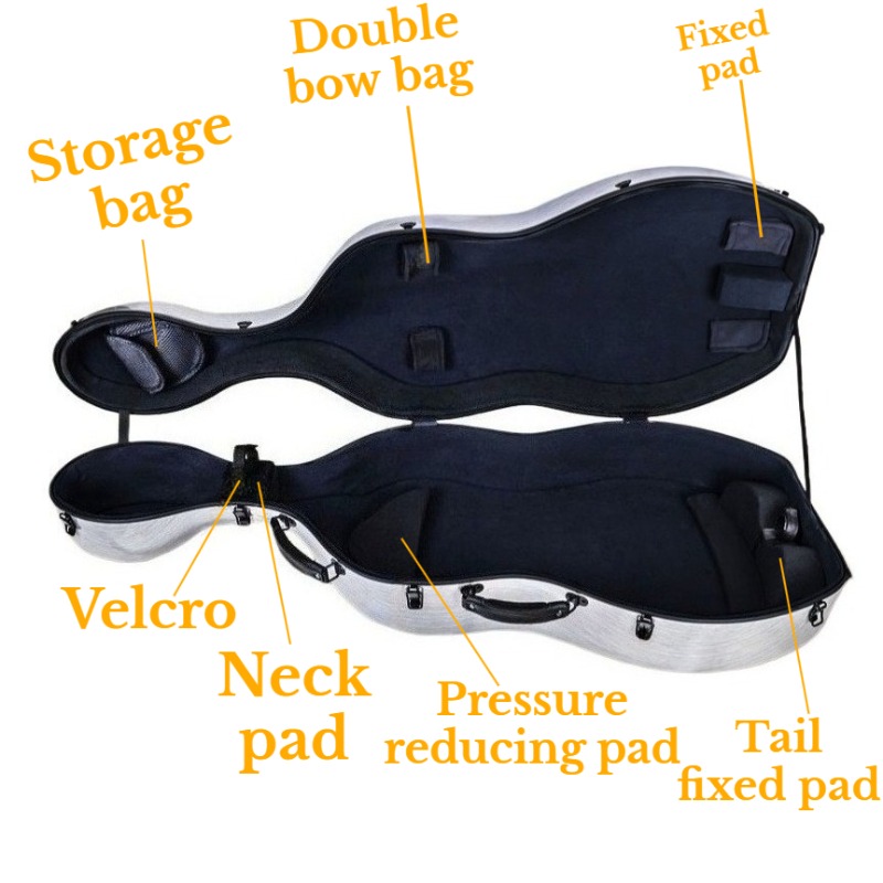 Étui pour violoncelle en Fiber - Musical Instrument Box avis et prix
