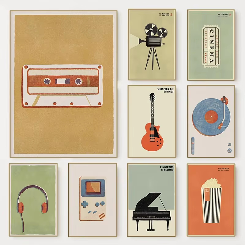 Affiche d'instrument de musiqu - Musical Instrument Photo avis et prix