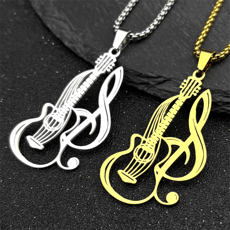 Collier pendentif Hiphop Elect - Musical Instrument Symbols avis et prix