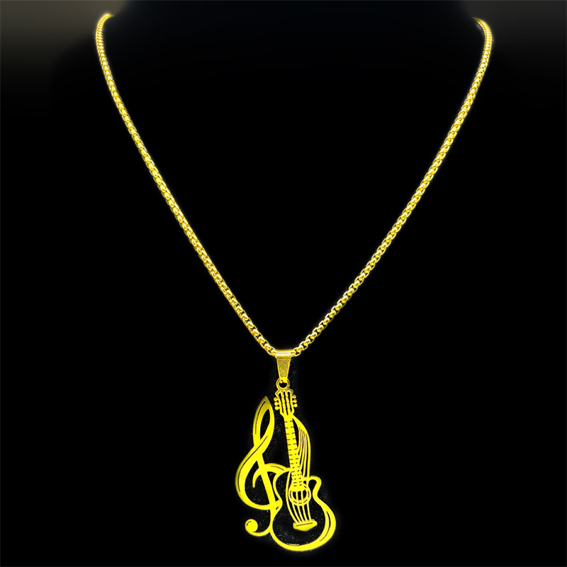 Collier pendentif Hiphop Elect - Musical Instrument Symbols avis et prix