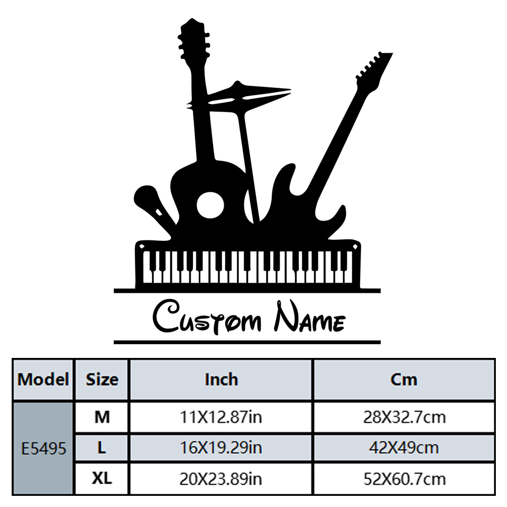 Autocollant mural en vinyle av - Musical Instrument With Names avis et prix