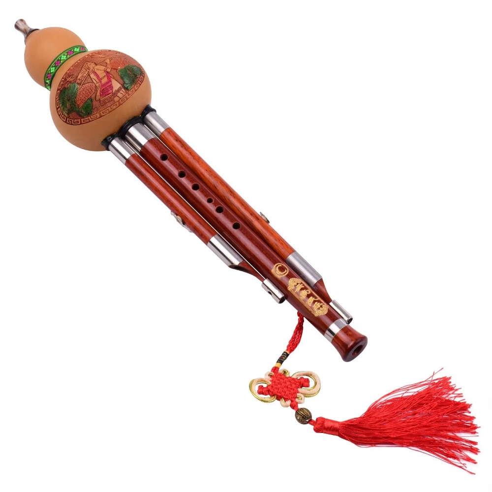 Flûte à gourde Hulusi à 3 tons - Musical Instrument Music avis et prix