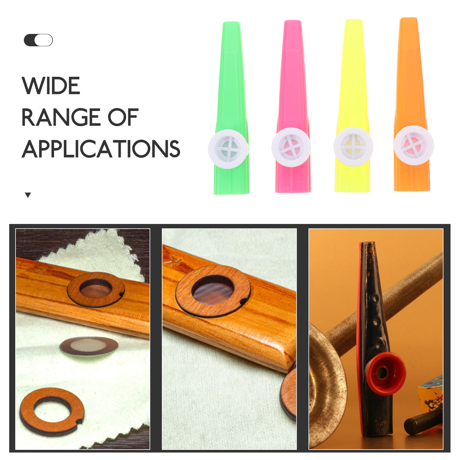 Kazoos en plastique de 24 pièc - Musical Instruments Easy avis et prix