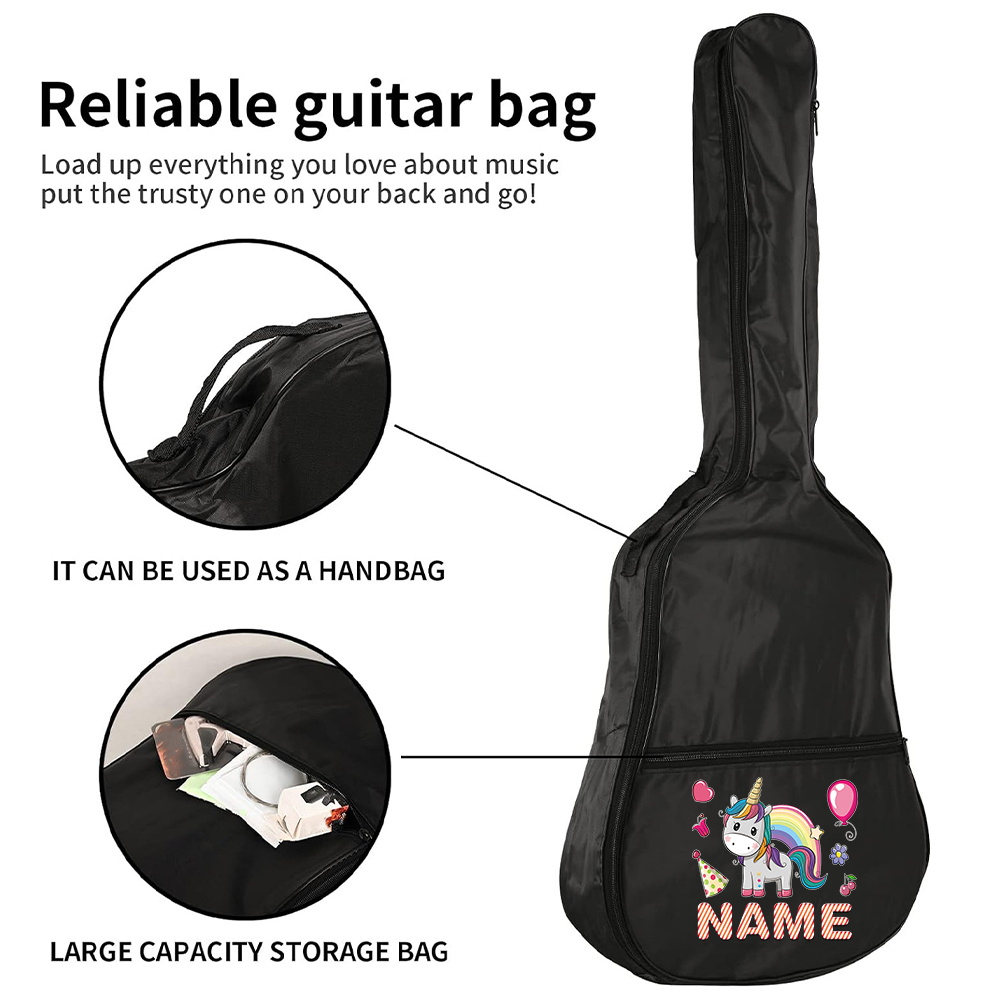 Sac de guitare avec nom person - Musical Instrument With Names avis et prix