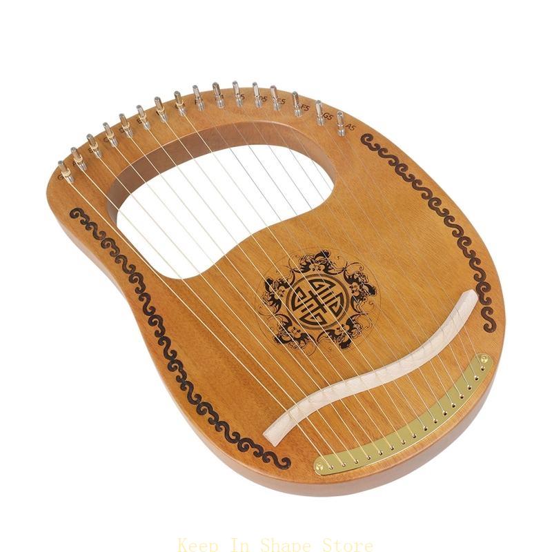 U1JC 16 String Lyre Harp, Modè - Musical Instrument Symbols avis et prix