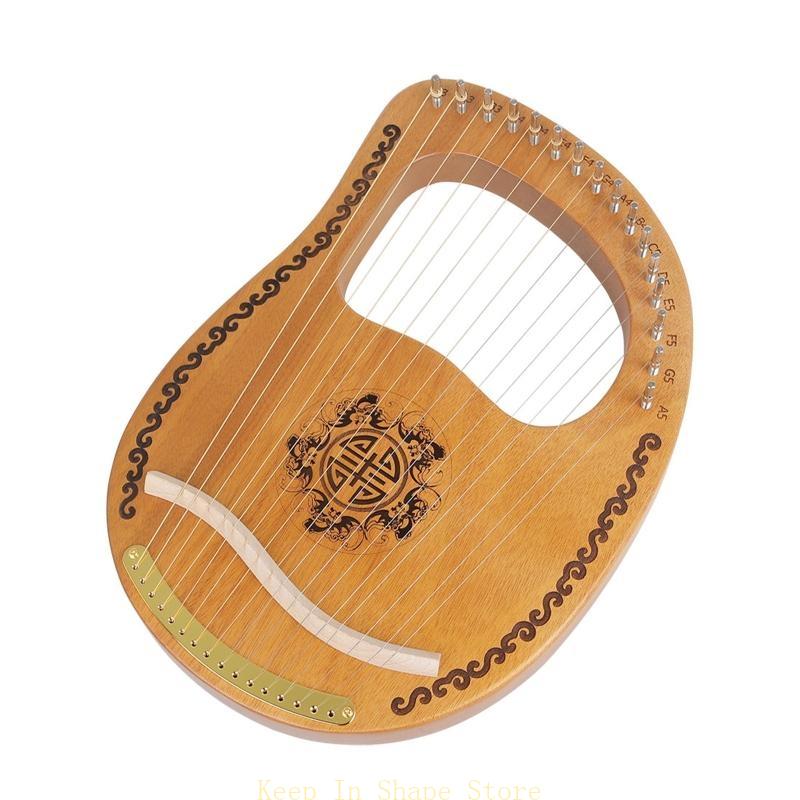 U1JC 16 String Lyre Harp, Modè - Musical Instrument Symbols avis et prix
