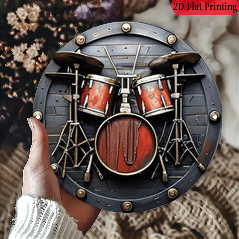 Panneau rond en aluminium 2D p - Musical Instrument Drum avis et prix