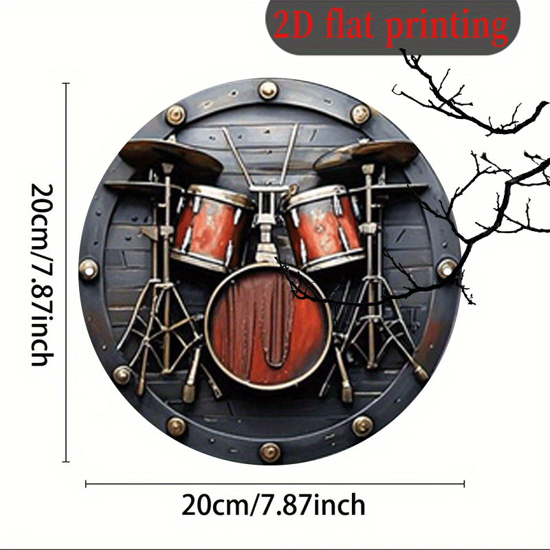 Panneau rond en aluminium 2D p - Musical Instrument Drum avis et prix