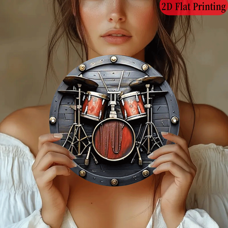 Panneau rond en aluminium 2D p - Musical Instrument Drum avis et prix