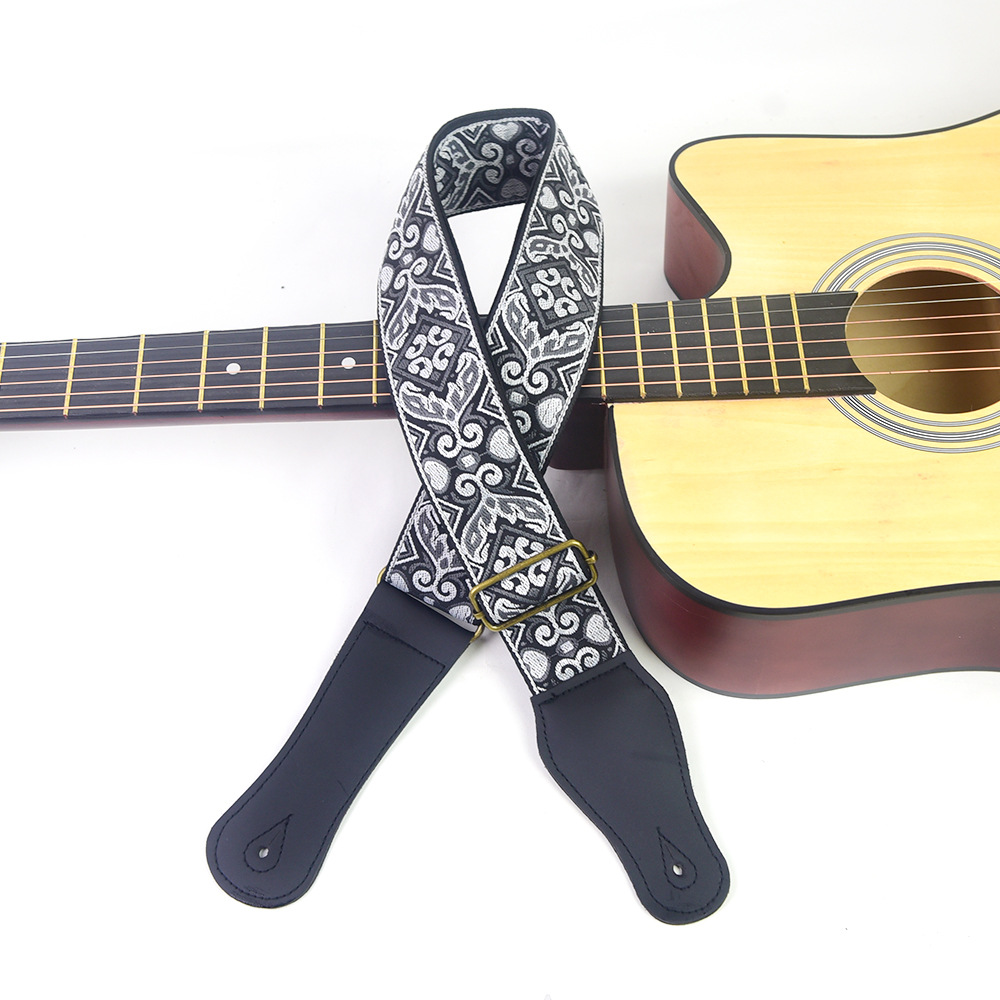 Sangle de guitare brodée, impr - Musical Instruments Easy avis et prix