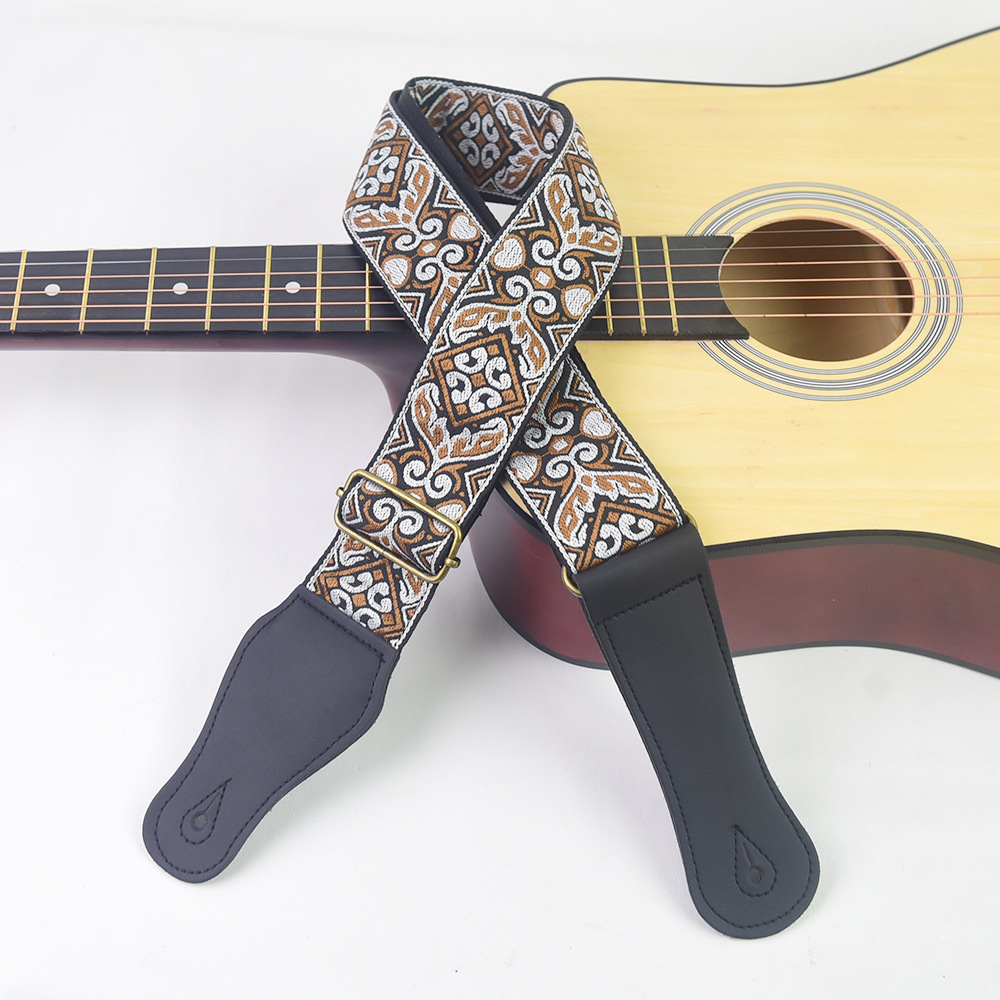 Sangle de guitare brodée, impr - Musical Instruments Easy avis et prix