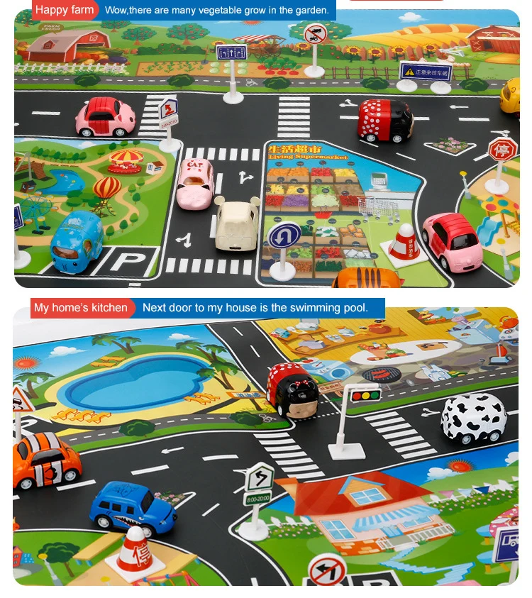 Tapis de jeu pour bébé, ville, - Musical Instrument Park avis et prix