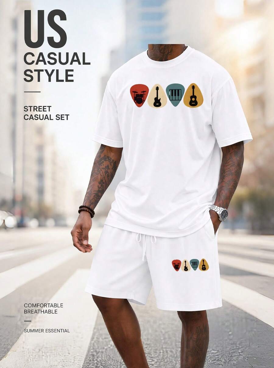 Ensemble de t-shirt et short s - Musical Instrument Music avis et prix